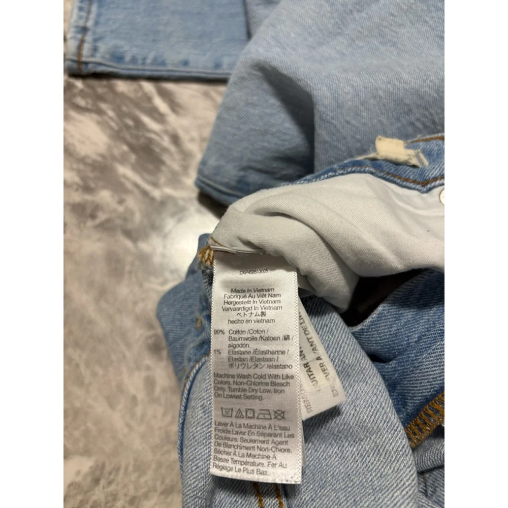 Womens Madewell The Curvy Perfect Vintage Straight Jean in Seyland Wash Sz 27 - Picture 8 of 10